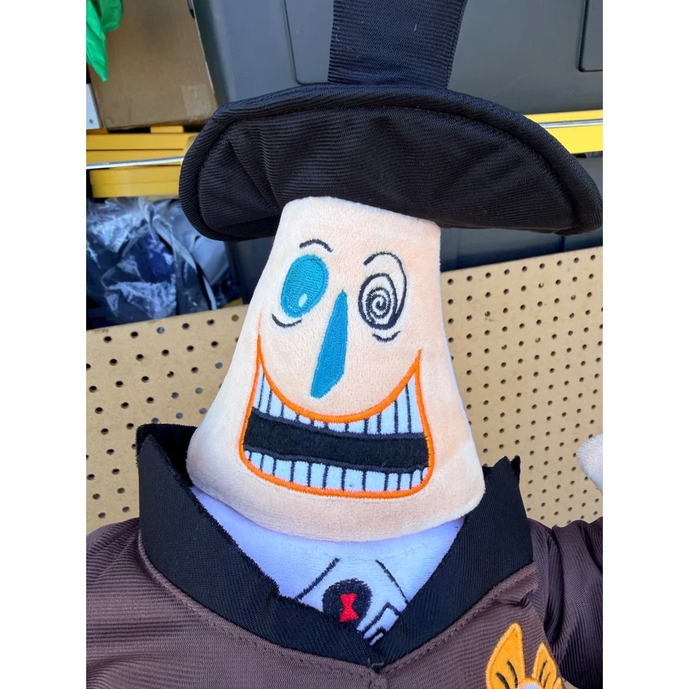 Disney Nightmare Before Christmas Mayor Plush Two-Sided Head Halloween Town